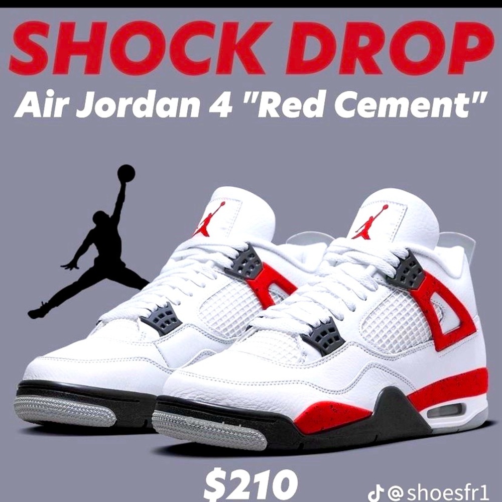 Jordan 4s red cements